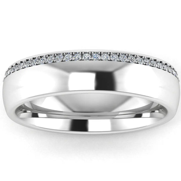 Men's Diamond Band 0.03ct Wedding Ring DW15 HEERA DIAMONDS