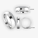 Men's Diamond Band Wedding Ring DW15