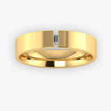 Men's Diamond Band 0.05ct Wedding Ring DW2