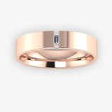 Men's Diamond Band 0.05ct Wedding Ring DW2