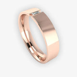 Men's Diamond Band 0.05ct Wedding Ring DW2