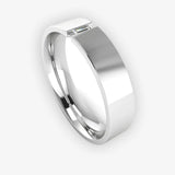 Men's Diamond Band 0.05ct Wedding Ring DW2
