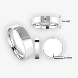 Men's Diamond Band 0.05ct Wedding Ring DW2