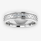 Men's Diamond Band Wedding Ring DW39 Heera Diamonds