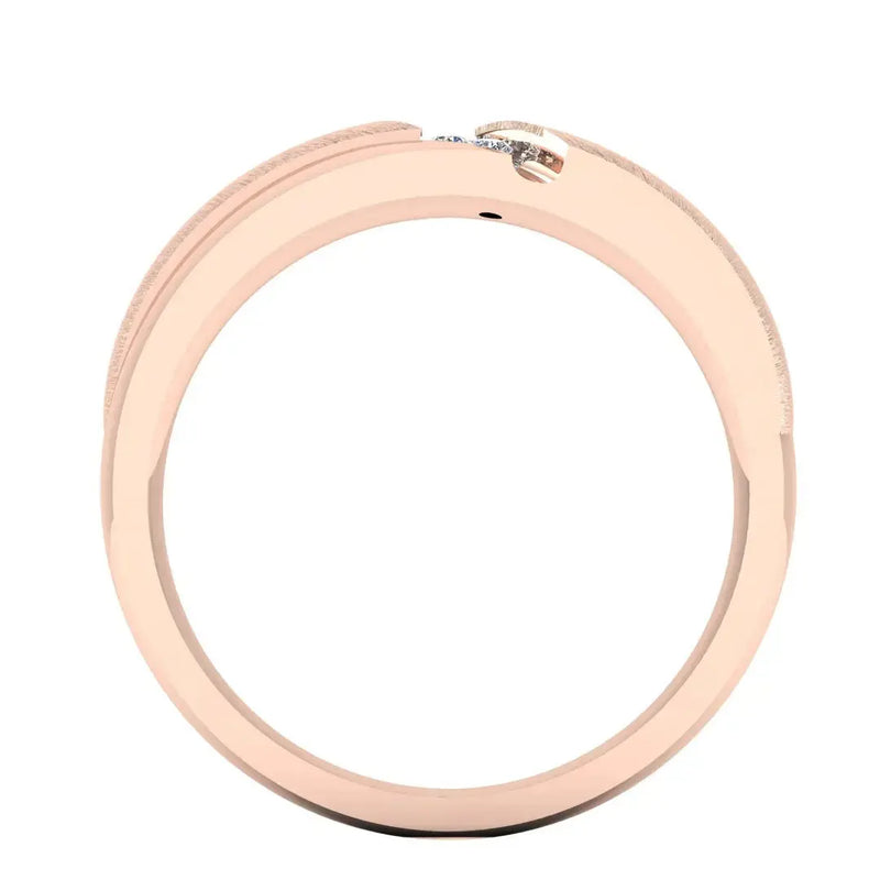 Men's Diamond Band 0.06ct Wedding Ring GR19961 HEERA DIAMONDS