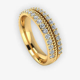 Men's Diamond Band Wedding Ring DW47 Heera Diamonds