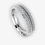 Men's Diamond Band Wedding Ring DW47 Heera Diamonds