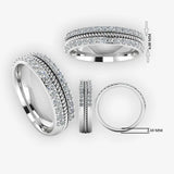 Men's Diamond Band Wedding Ring DW47 Heera Diamonds