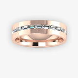 Men's Diamond Band 0.09ct Wedding Ring DW23