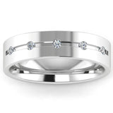 Men's Diamond Band 0.15ct Wedding Ring DW13 HEERA DIAMONDS