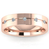 Men's Diamond Band 0.15ct Wedding Ring DW13 HEERA DIAMONDS