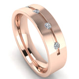 Men's Diamond Band 0.15ct Wedding Ring DW13 HEERA DIAMONDS