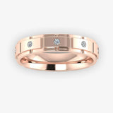 Men's Diamond Band 0.15ct Wedding Ring DW20