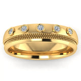 Men's Diamond Band 0.15ct Wedding Ring DW42 Heera Diamonds HEERA DIAMONDS