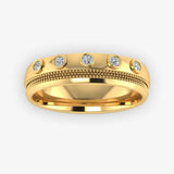 Men's Diamond Band Wedding Ring DW42 Heera Diamonds