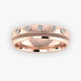 Men's Diamond Band Wedding Ring DW42 Heera Diamonds