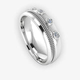 Men's Diamond Band Wedding Ring DW42 Heera Diamonds