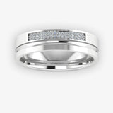 Men's Diamond Band Wedding Ring DW36 Heera Diamonds
