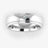 Men's Diamond Band  Wedding Ring DW8 Heera Diamonds