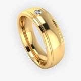 Men's Diamond Band  Wedding Ring DW8 Heera Diamonds