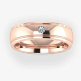 Men's Diamond Band  Wedding Ring DW8 Heera Diamonds