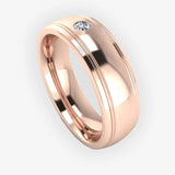 Men's Diamond Band  Wedding Ring DW8 Heera Diamonds