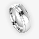 Men's Diamond Band  Wedding Ring DW8 Heera Diamonds