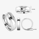 Men's Diamond Band  Wedding Ring DW8 Heera Diamonds