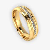 Men's Diamond Band Wedding Ring DW37 Heera Diamonds
