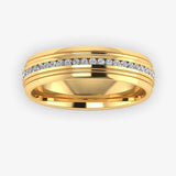 Men's Diamond Band Wedding Ring DW37 Heera Diamonds