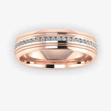 Men's Diamond Band Wedding Ring DW37 Heera Diamonds