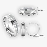 Men's Diamond Band Wedding Ring DW37 Heera Diamonds