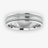 Men's Diamond Band Wedding Ring DW38 Heera Diamonds