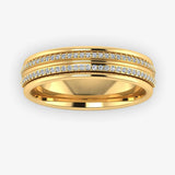 Men's Diamond Band Wedding Ring DW38 Heera Diamonds