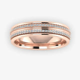 Men's Diamond Band Wedding Ring DW38 Heera Diamonds