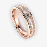 Men's Diamond Band Wedding Ring DW38 Heera Diamonds