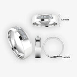 Men's Diamond Wedding Ring DW28 Heera Diamonds