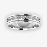 Men's Diamond Band Wedding Ring DW29 Heera Diamonds