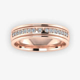 Men's Diamond Band Wedding Ring DW29 Heera Diamonds