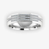 Men's Diamond Band Wedding Ring DW34 Heera Diamonds