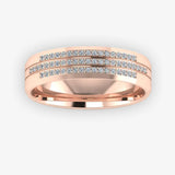 Men's Diamond Band Wedding Ring DW34 Heera Diamonds