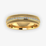 Men's Diamond Band Wedding Ring DW41 Heera Diamonds