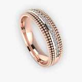 Men's Diamond Band Wedding Ring DW41 Heera Diamonds