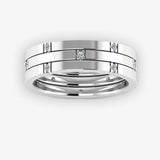 Men's Diamond Band Wedding Ring DW48 Heera Diamonds