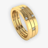 Men's Diamond Band Wedding Ring DW48 Heera Diamonds