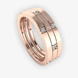 Men's Diamond Band Wedding Ring DW48 Heera Diamonds