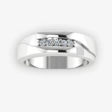 Men's Diamond Band 0.2ct Wedding Ring GR19974
