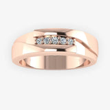 Men's Diamond Band 0.2ct Wedding Ring GR19974