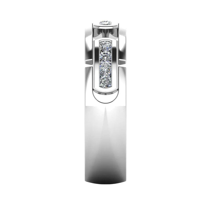 Men's Diamond Band 0.35ct Wedding Ring DW22 HEERA DIAMONDS