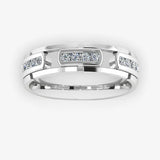Men's Diamond Band 0.35ct Wedding Ring DW22